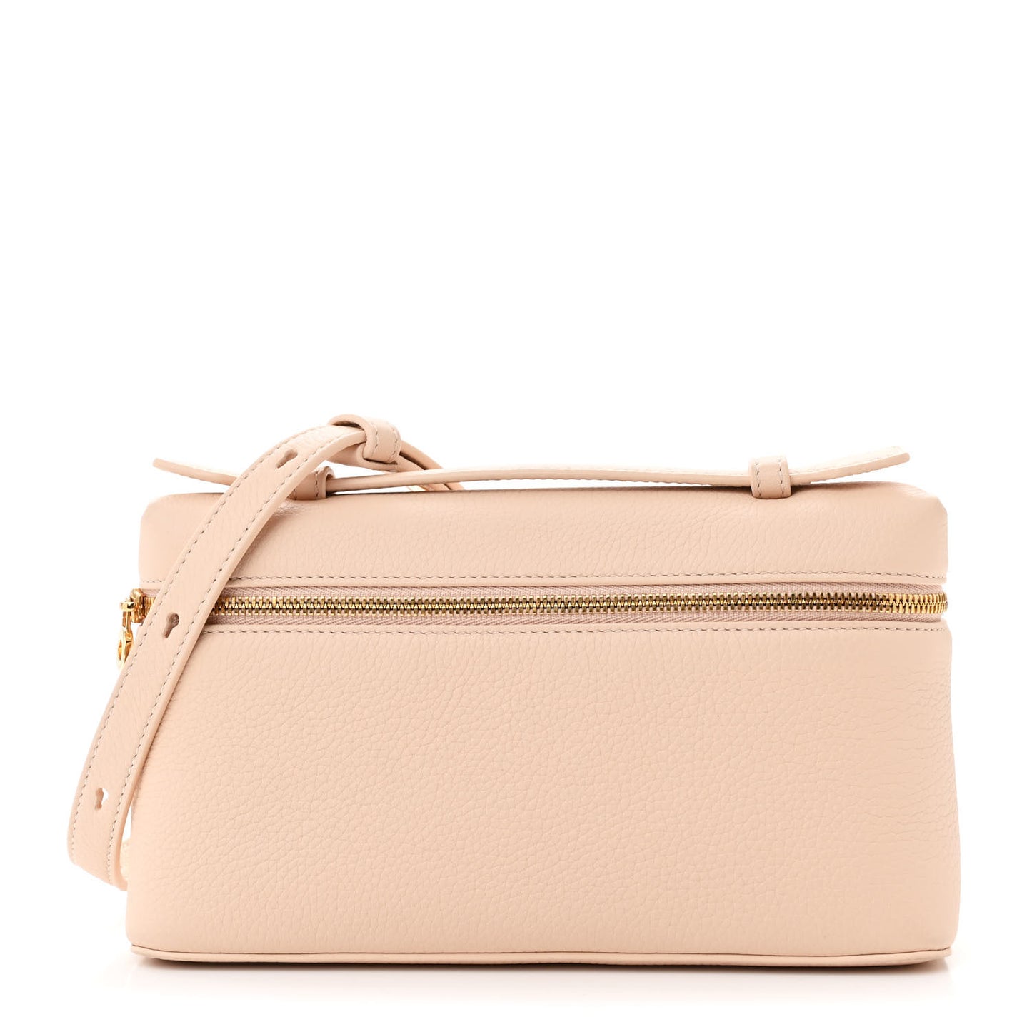 Grained Calfskin L19 Extra Pocket Pouch Creamed Honey