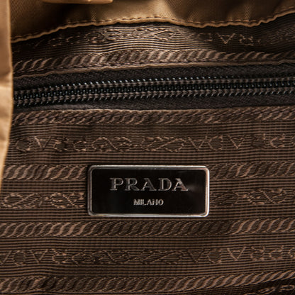 Prada Vela Nylon Saffiano Backpack Tobacco 6 of 7