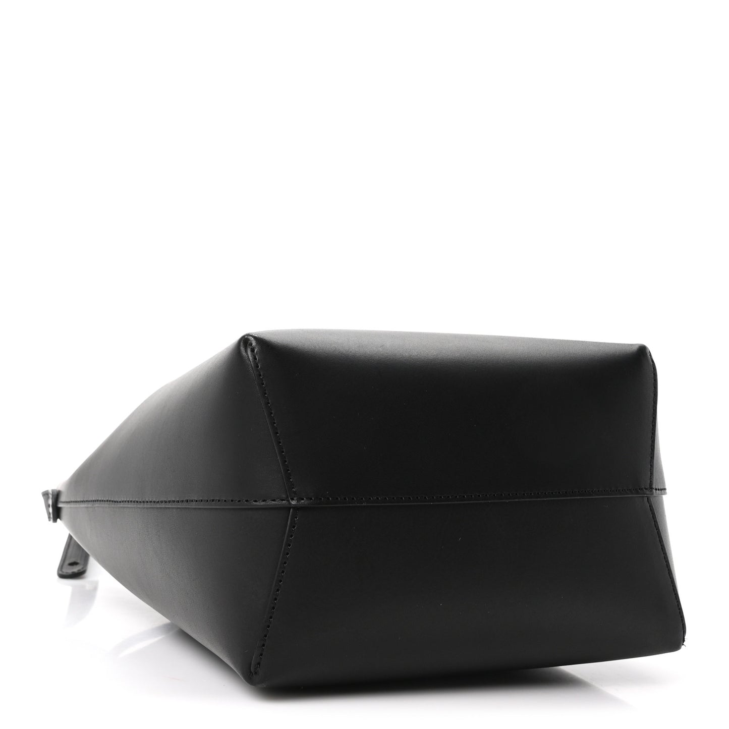 Calfskin Mini Bucket Bag Black Royal Blu