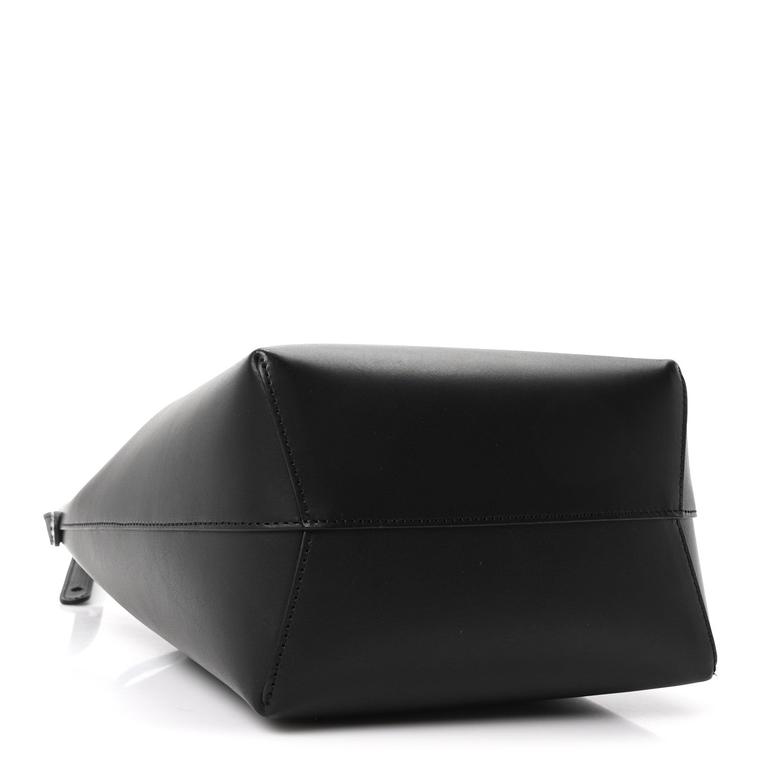 Mansur Gavriel Calfskin Mini Bucket Bag Black Royal Blu 4 of 10