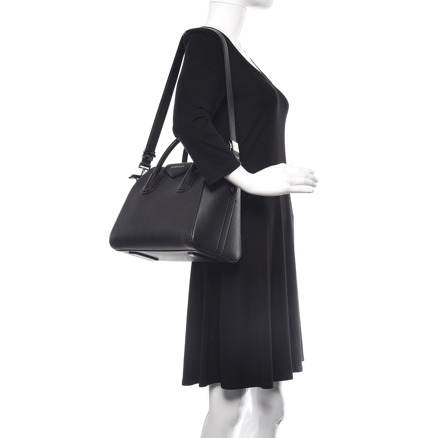 Givenchy Sugar Goatskin Small Antigona Black 2 of 9