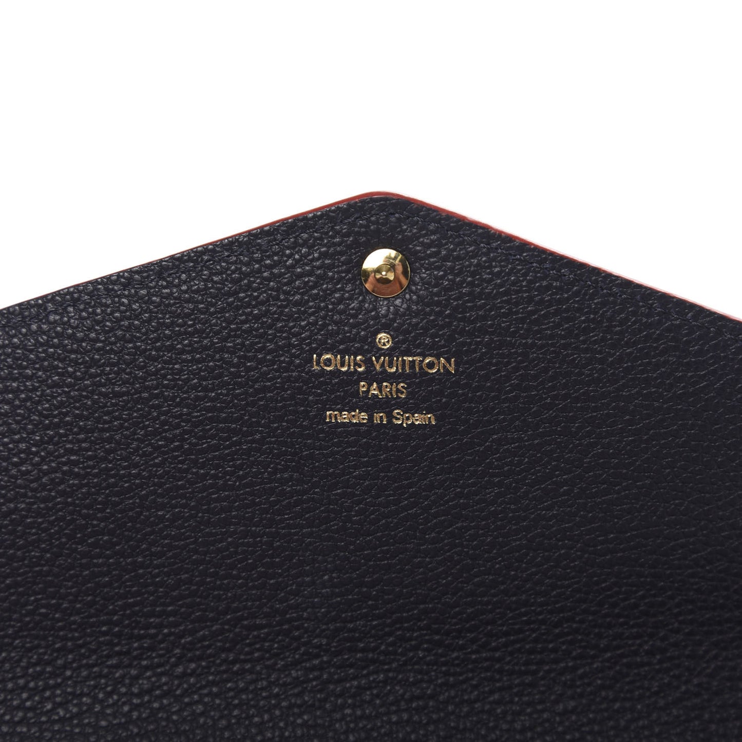 Empreinte Sarah Wallet NM Marine Rouge