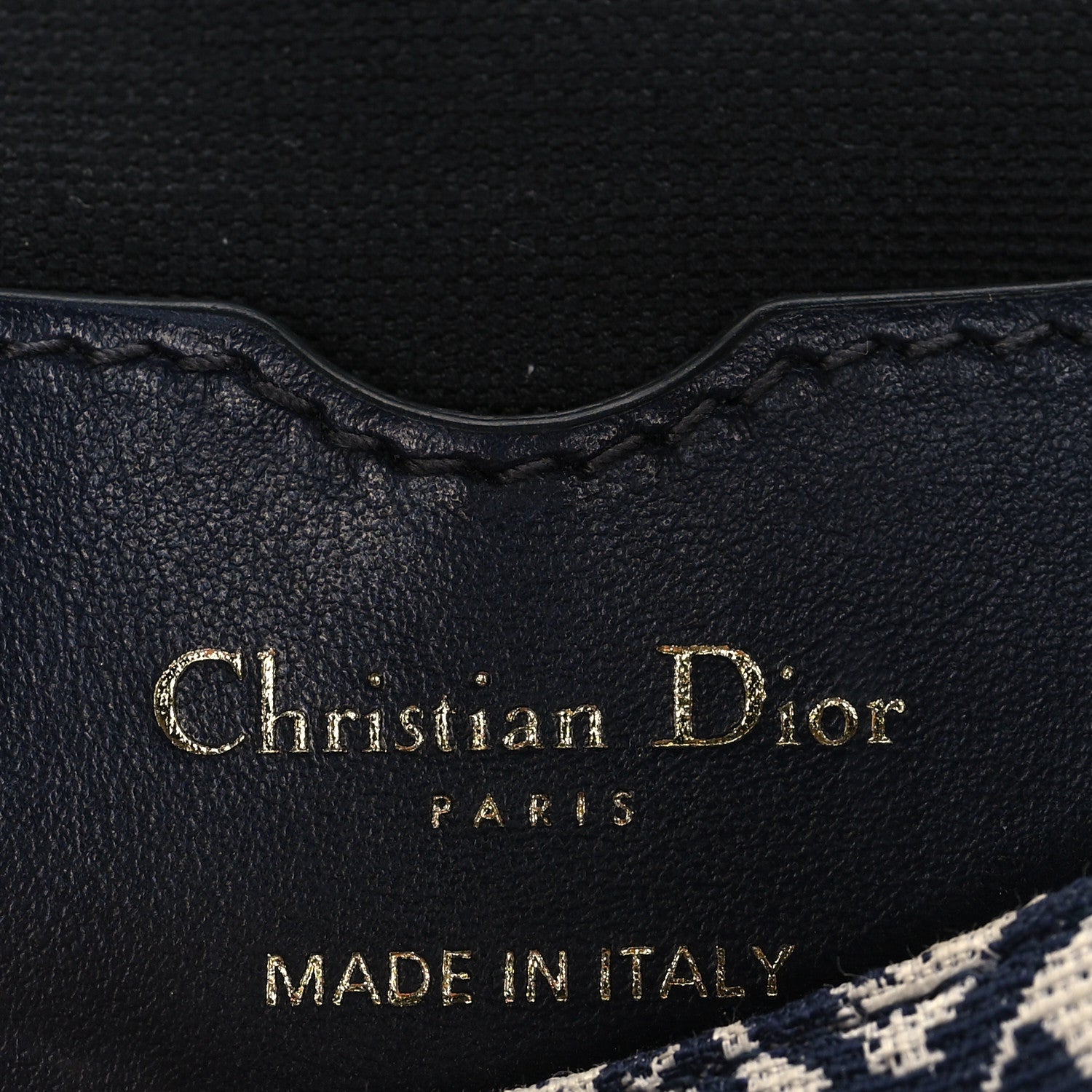 Christian Dior Canvas Toile de Jouy Reverse Embroidered Medium Bobby Flap Blue 5 of 9