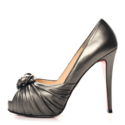 Christian Louboutin Nappa Lady Gres 120 Pumps 38 Pewter 1 of 8