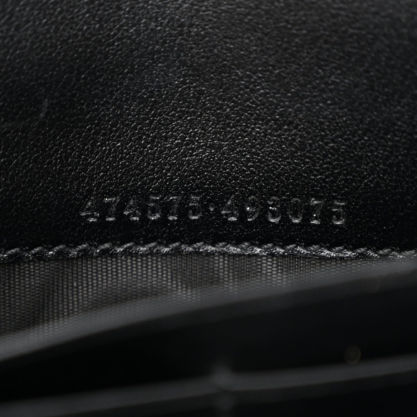 Calfskin Matelasse Aria GG Marmont Chain Wallet Black