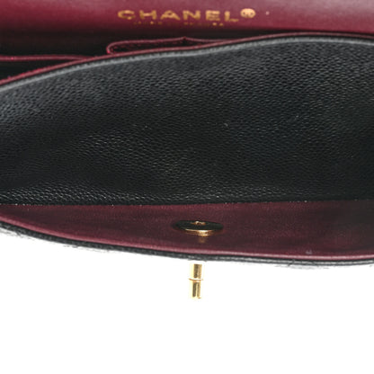 Chanel Caviar Quilted Small Double Flap Black 6 of 11