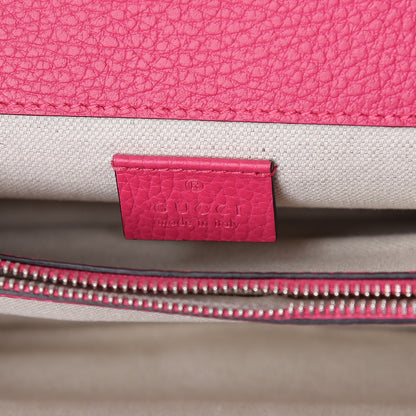 Gucci Pebbled Calfskin Embellished Guccify Small Dionysus Shoulder Bag Rosa 6 of 12