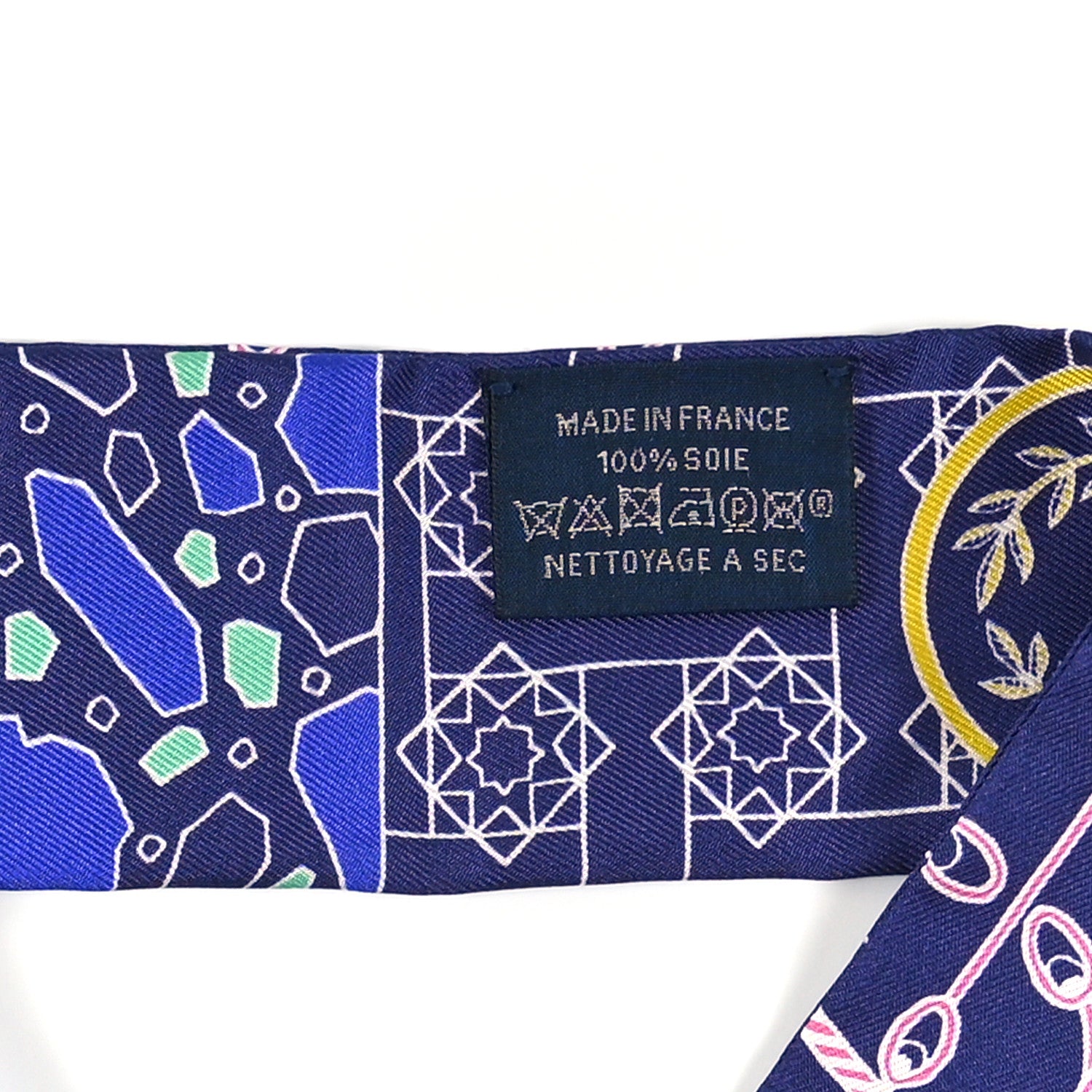 Hermes Silk La Danse Des Amazones Twilly Indigo Jaune Multicolor 3 of 3