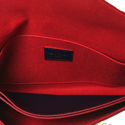 Louis Vuitton Empreinte Pochette Felicie Chain Wallet Marine Rouge 6 of 10