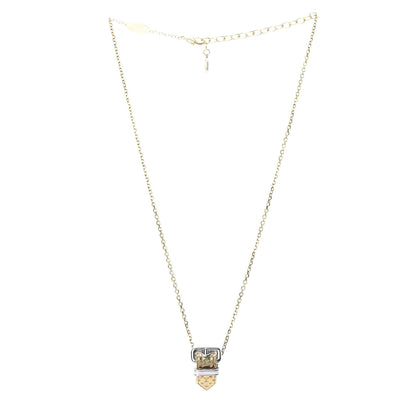 Louis Vuitton Nanogram Buckle Pendant Necklace Gold 3 of 5
