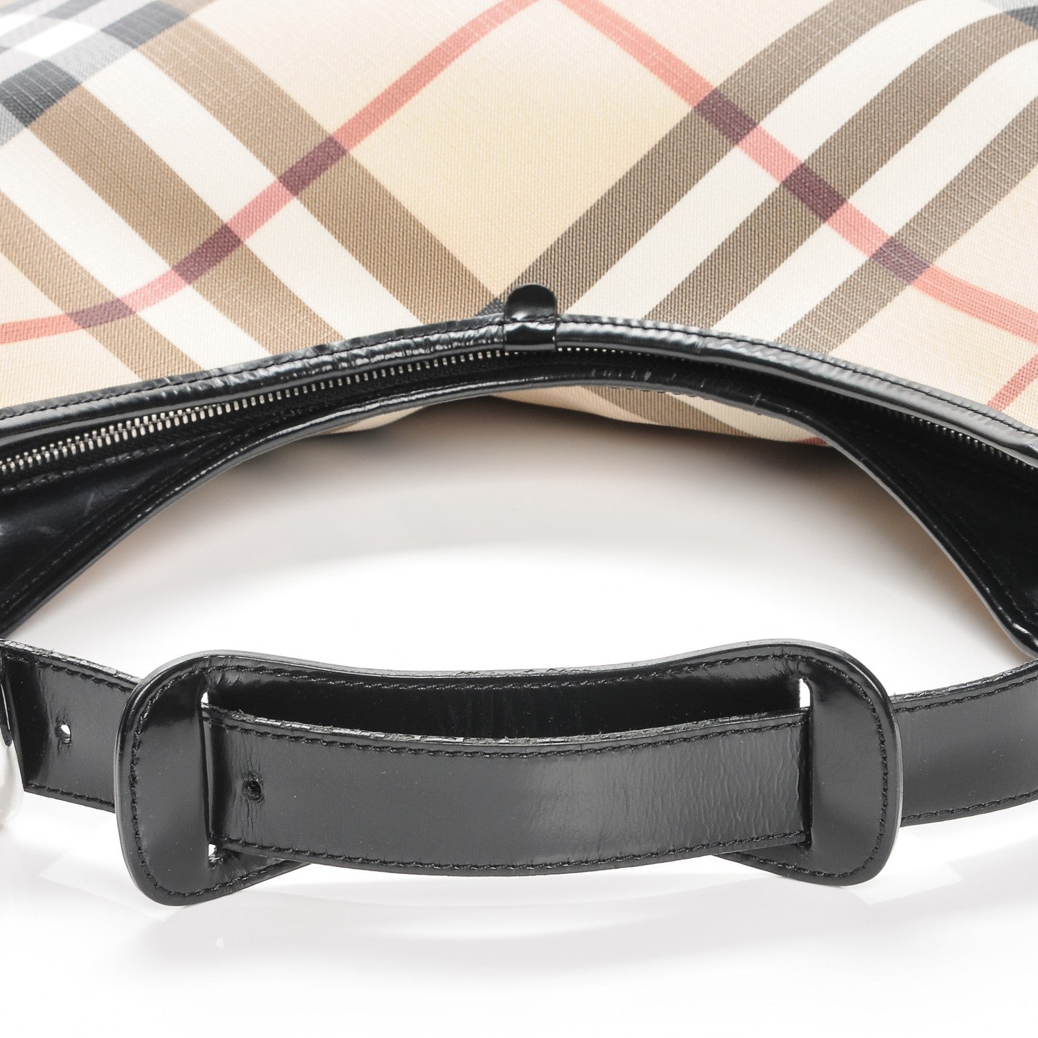 Burberry Supernova Check Medium Barton Hobo Black 10 of 10