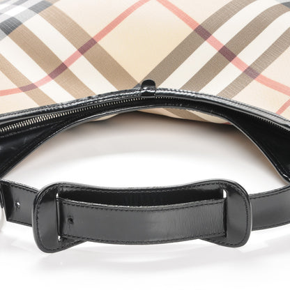 Burberry Supernova Check Medium Barton Hobo Black 10 of 10