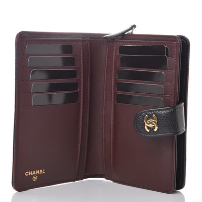 Chanel Caviar Quilted Zipped Pocket Wallet Black 5 of 9