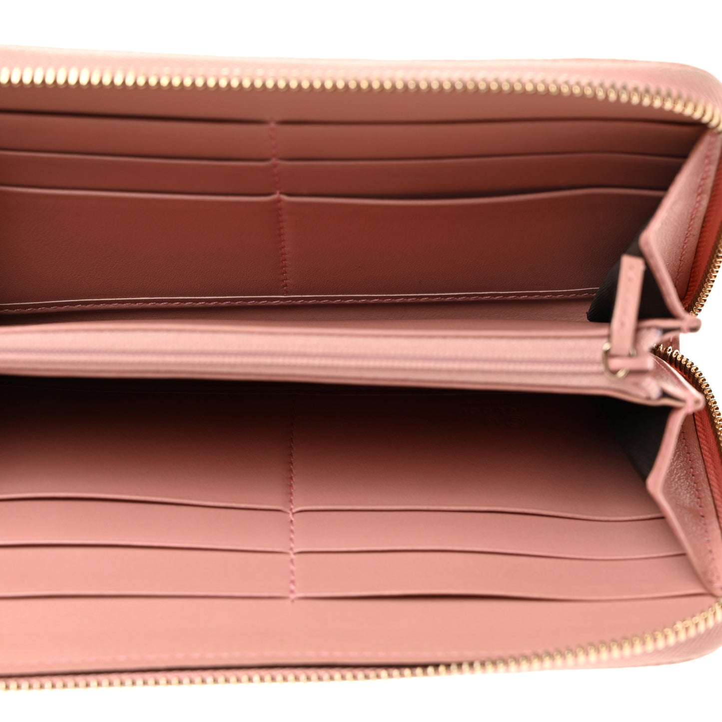 Microguccissima Zip Around Wallet Soft Pink