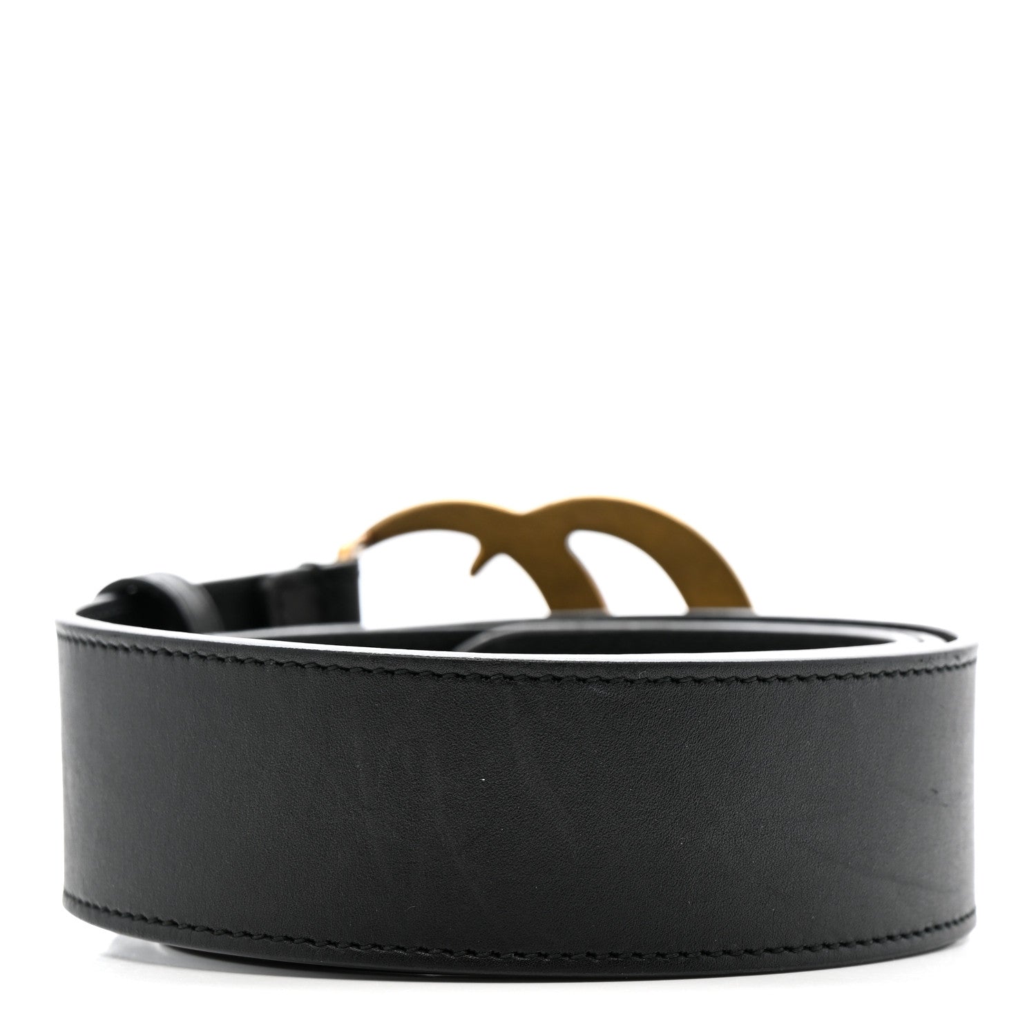 Gucci Calfskin Double G 85 34 Belt Black 2 of 5