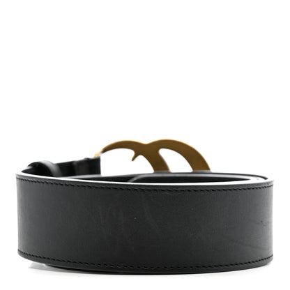 Gucci Calfskin Double G 85 34 Belt Black 2 of 5