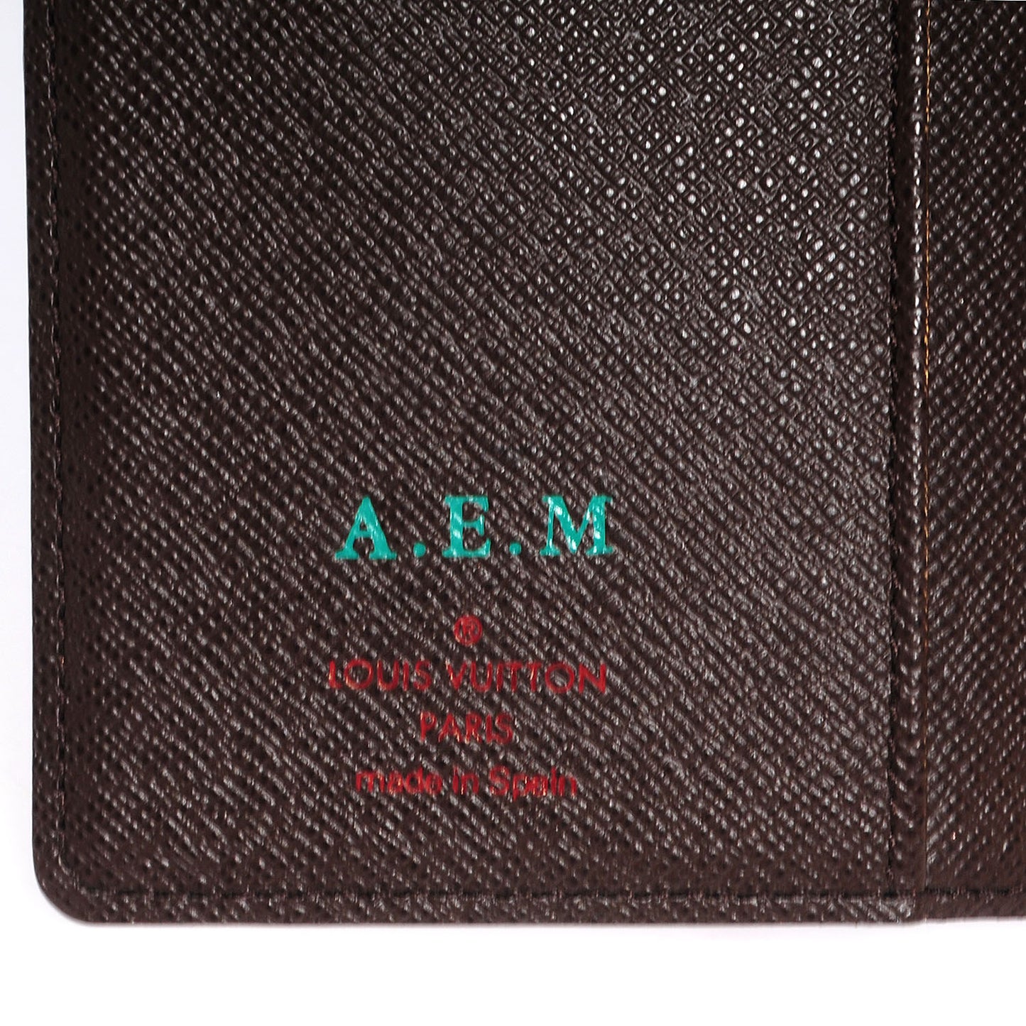 Damier Ebene Small Ring Agenda Cover