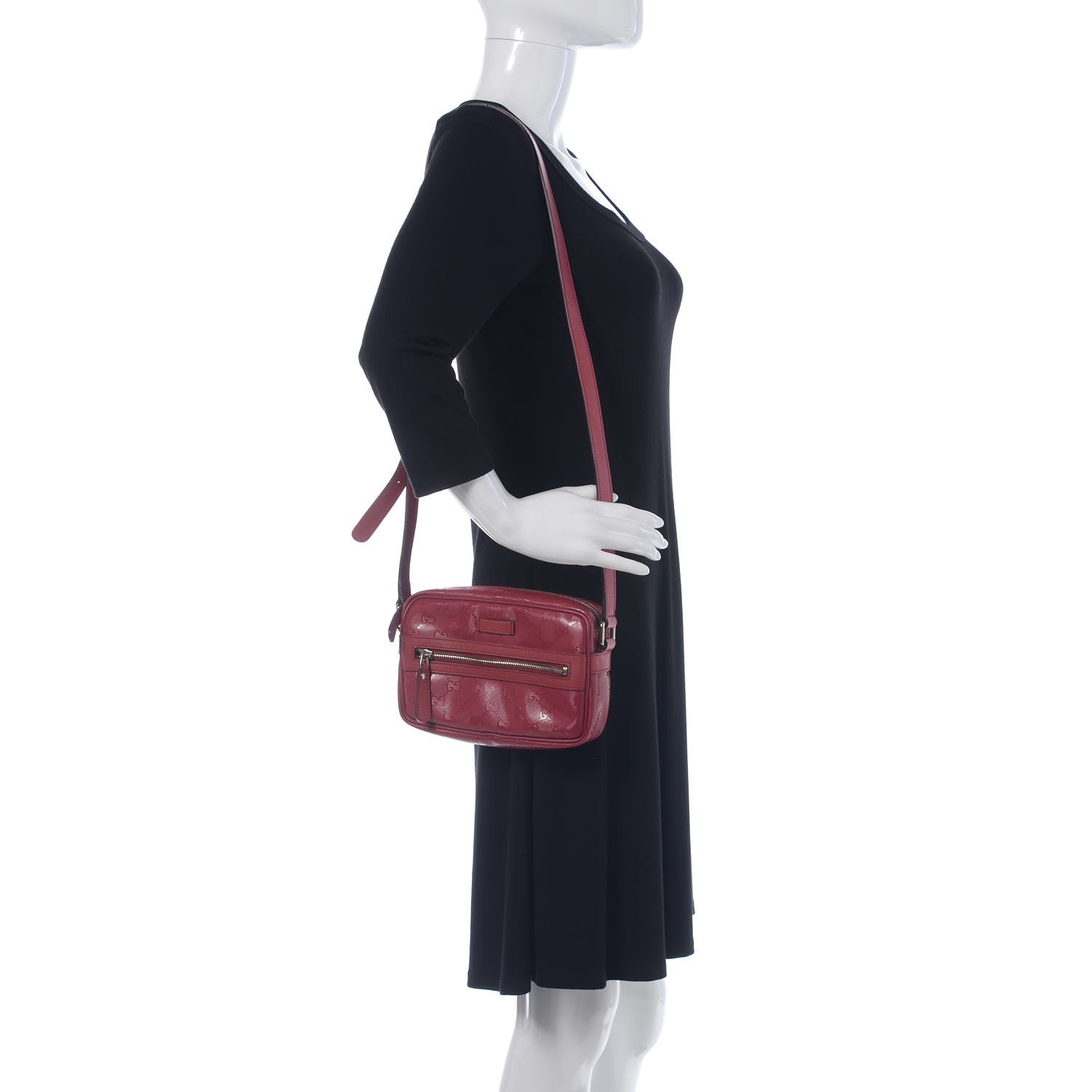 Gucci Imprime Monogram Small Shoulder Bag Rose Blush 2 of 8