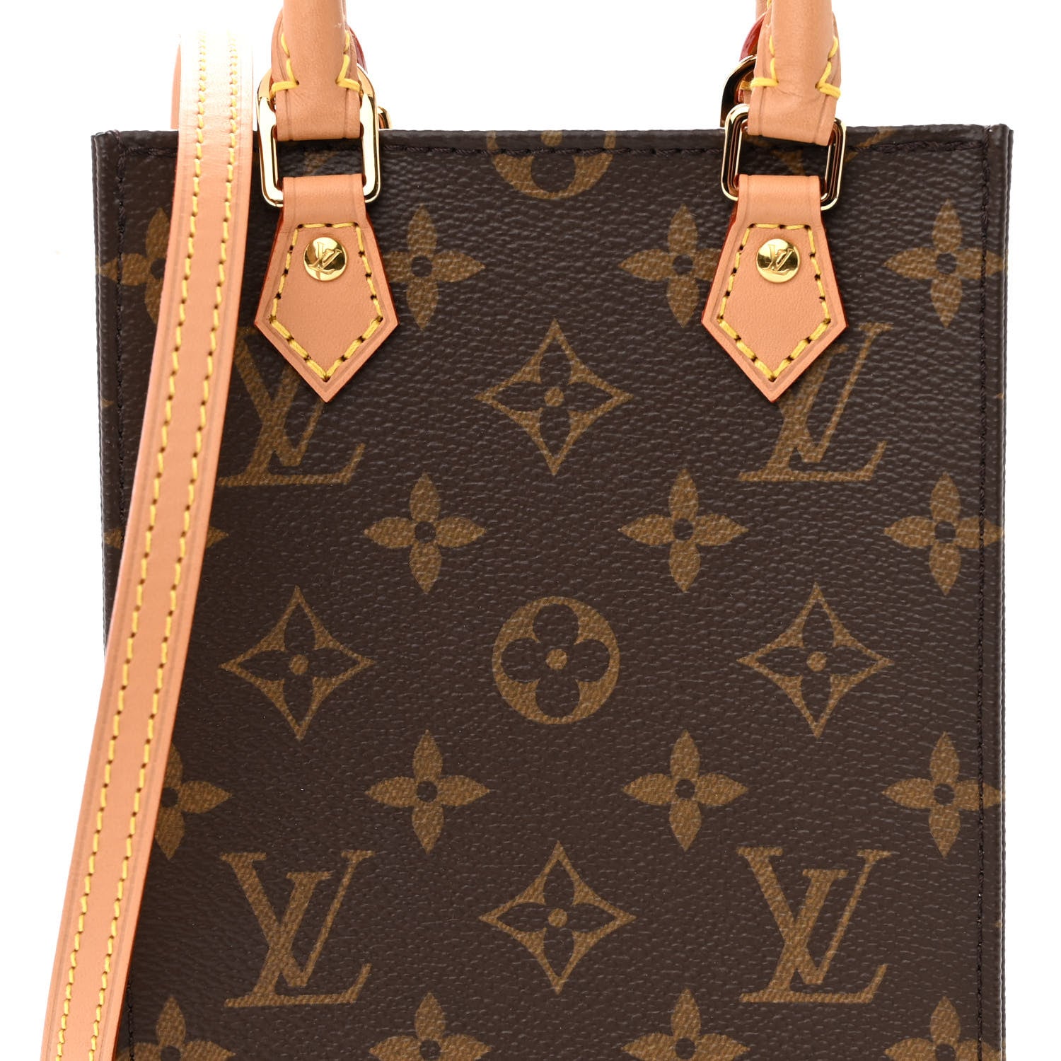 Louis Vuitton Monogram Petit Sac Plat 7 of 9