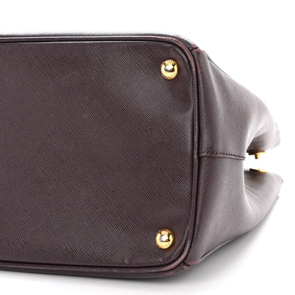 Prada Saffiano Large Galleria Double Zip Tote Bordeaux 10 of 14