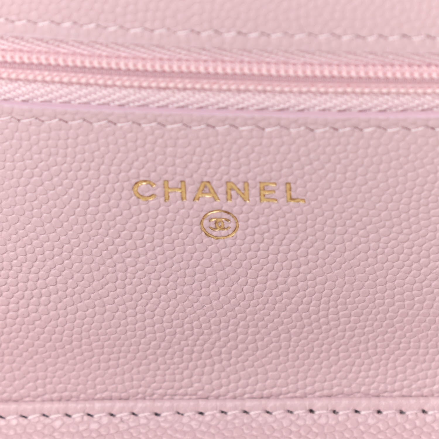 Chanel Caviar Quilted Wallet On Chain WOC Light Pink 6 of 12