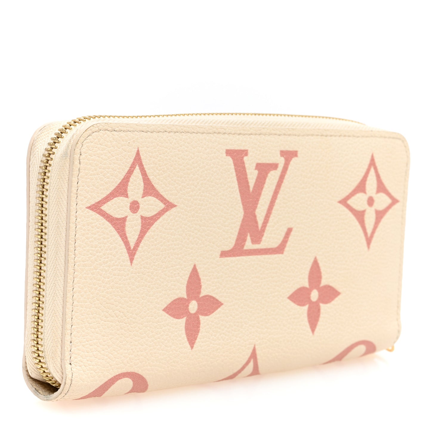Empreinte Monogram Giant Zippy Wallet Creme Bois De Rose