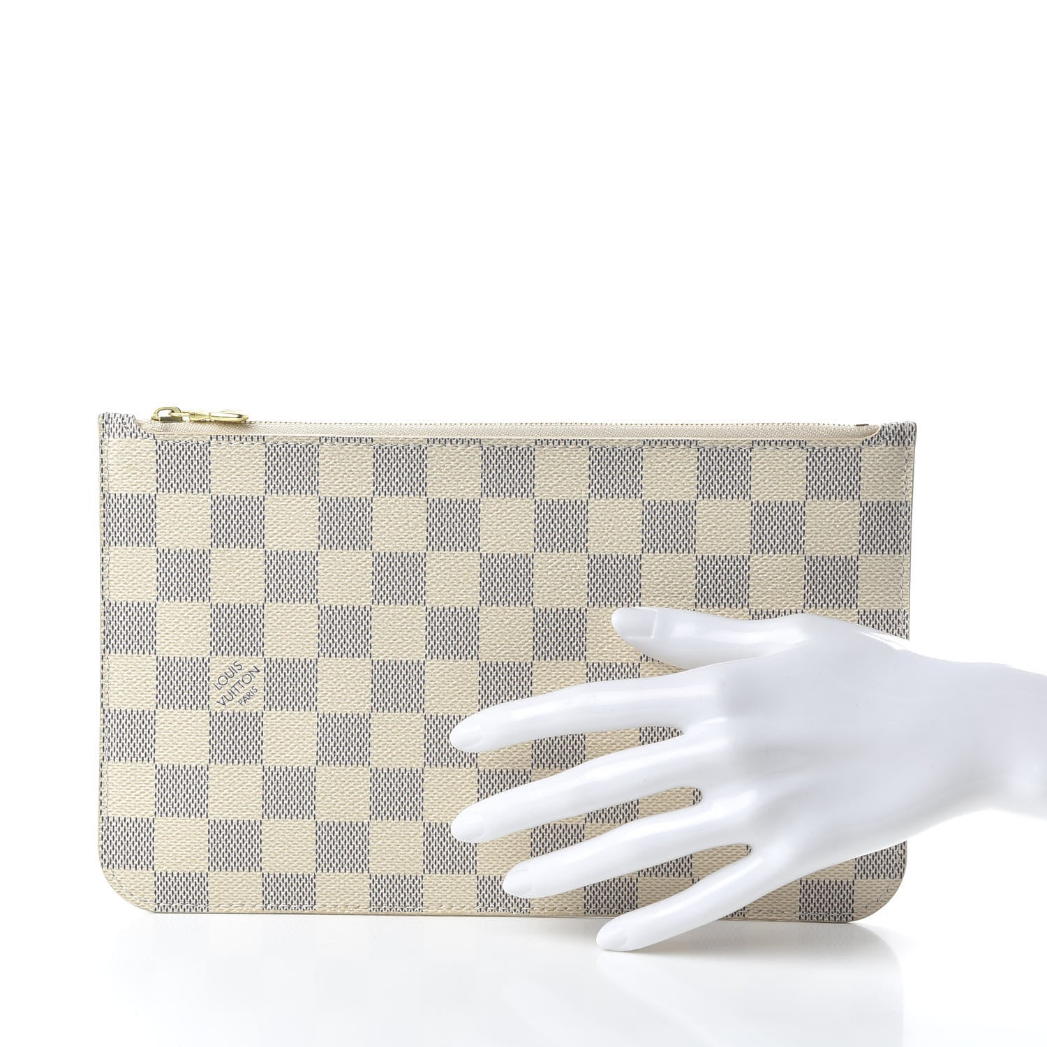 Louis Vuitton Damier Azur Neverfull MM GM Pochette 2 of 10