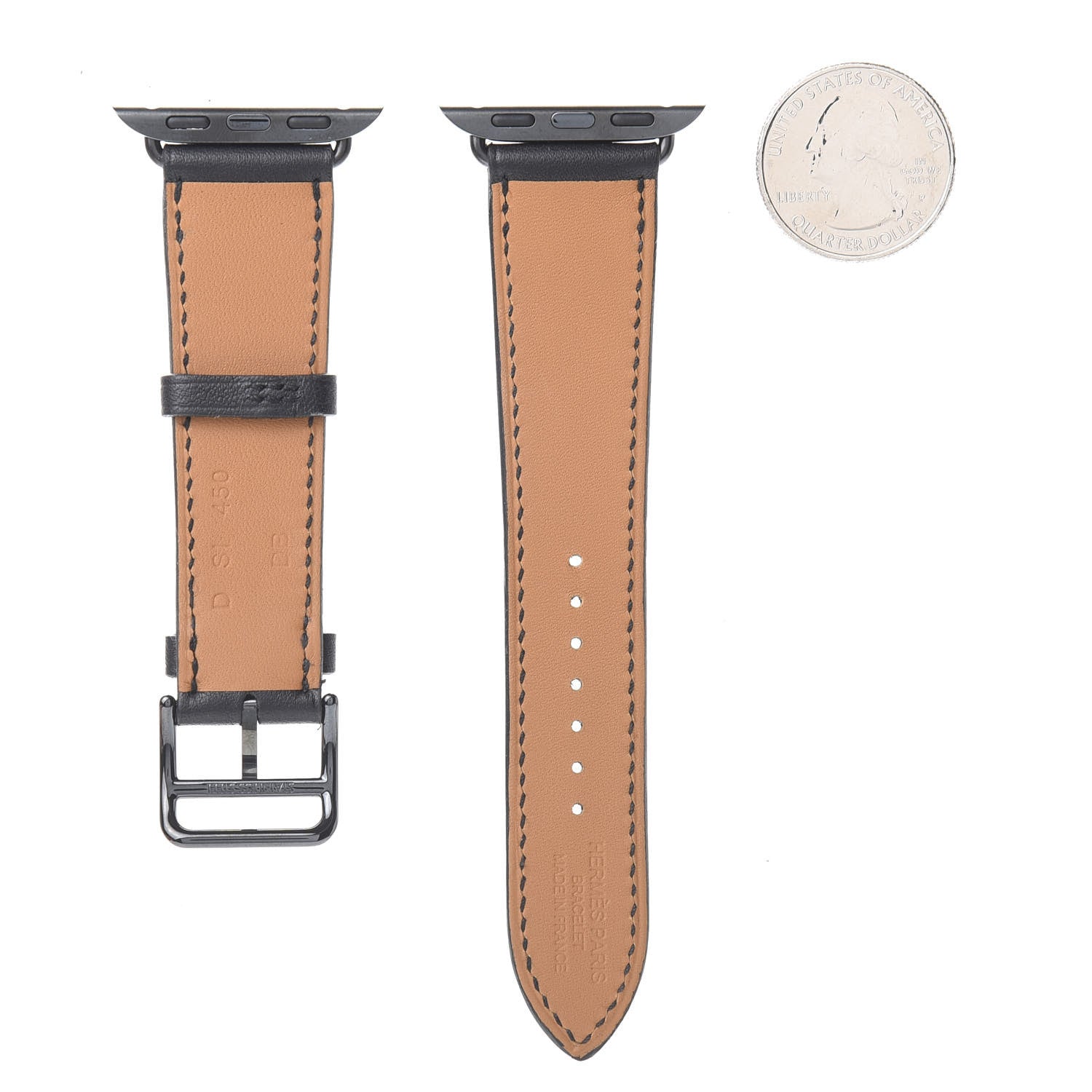 Hermes Swift 44mm Apple Watch Band Black 2 of 5