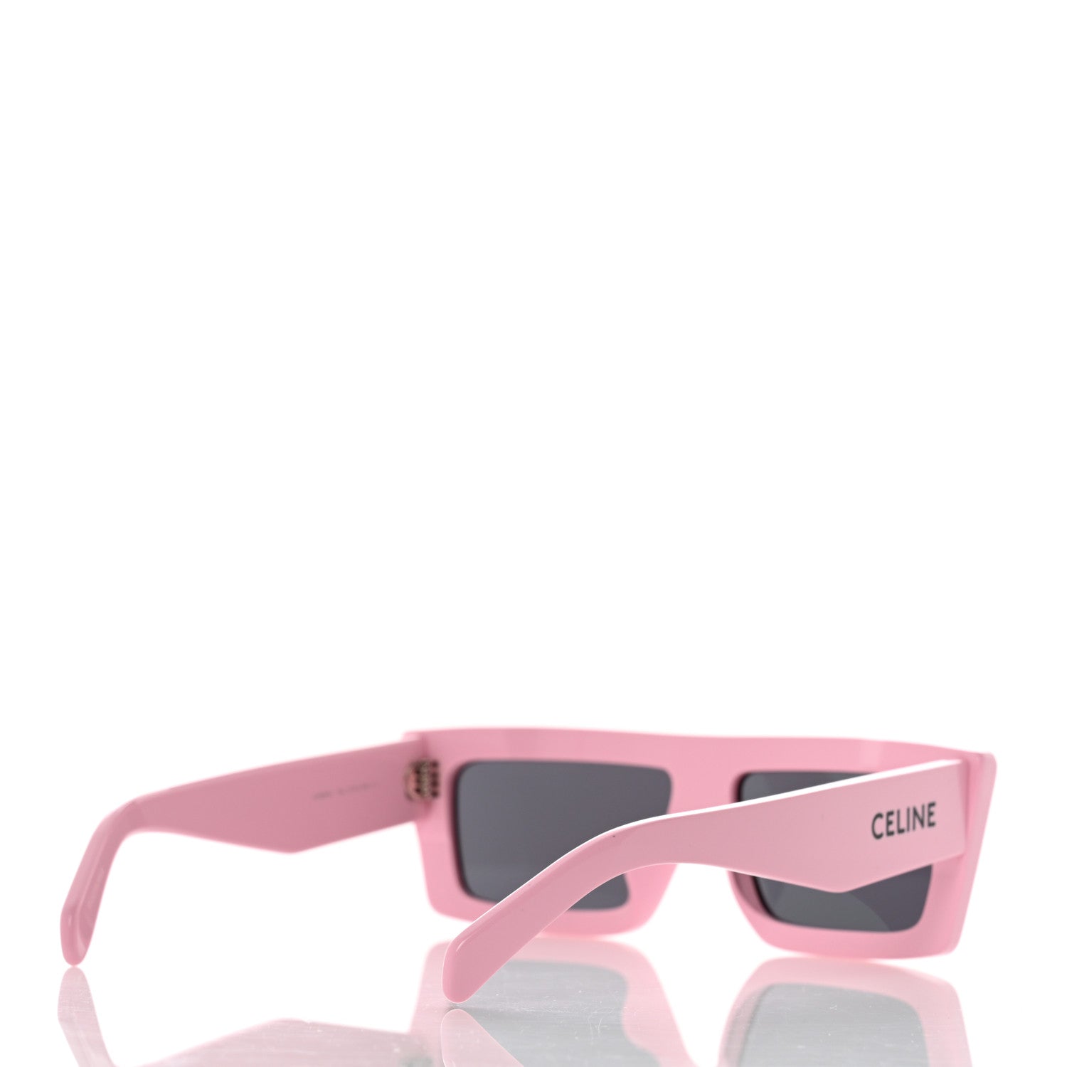 Celine Acetate Monochroms Square Sunglasses CL40214U Light Pink 4 of 6