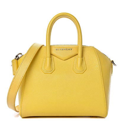 Givenchy Sugar Goatskin Mini Antigona Yellow 1 of 20