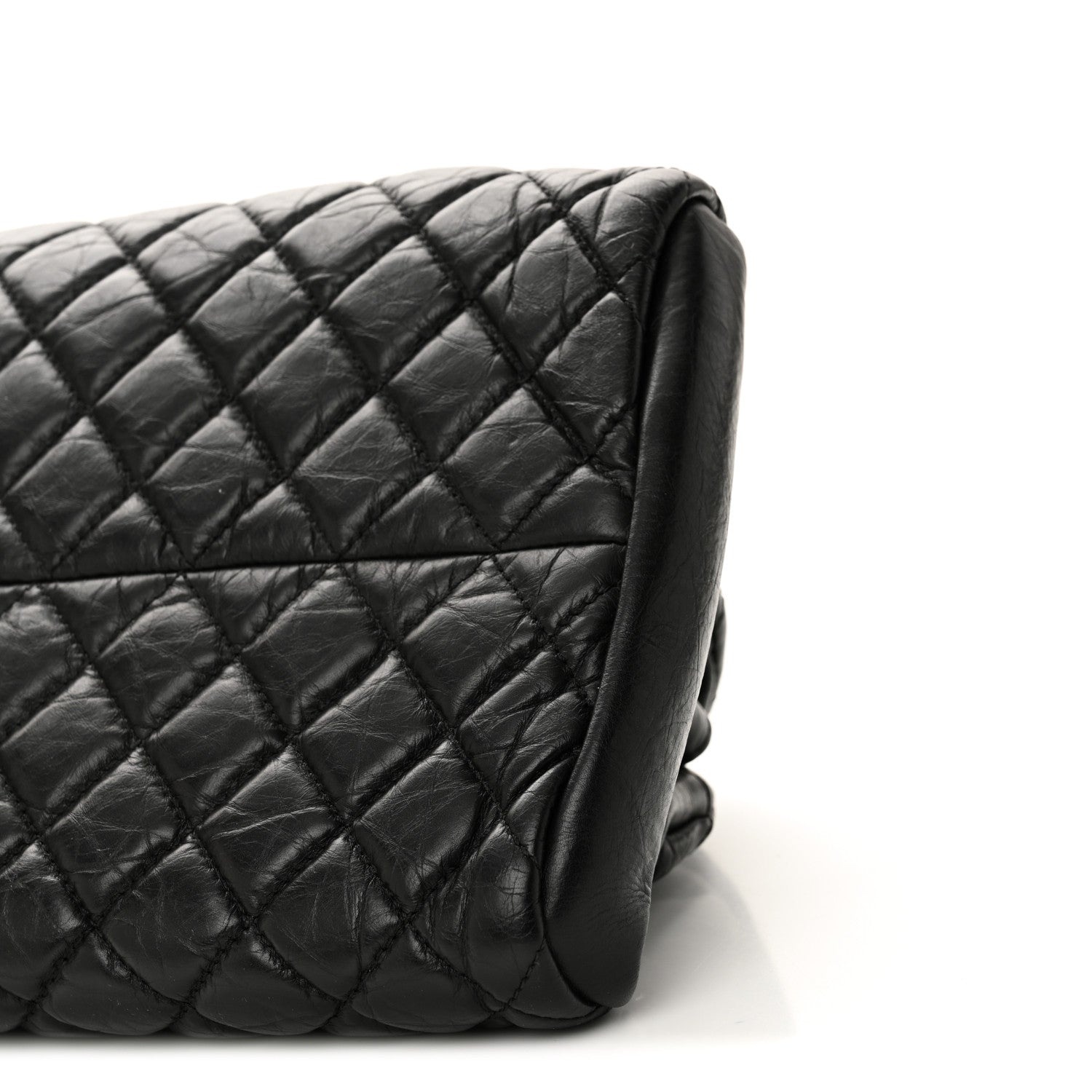 Chanel Aged Calfskin Medium Just Mademoiselle Black 10 of 10