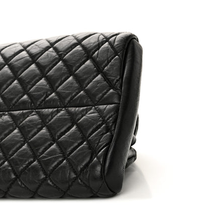 Chanel Aged Calfskin Medium Just Mademoiselle Black 10 of 10
