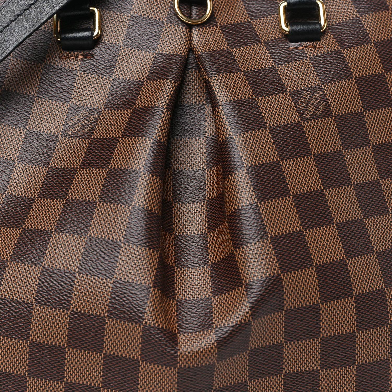 Louis Vuitton Damier Ebene Odeon Tote MM Black 7 of 9