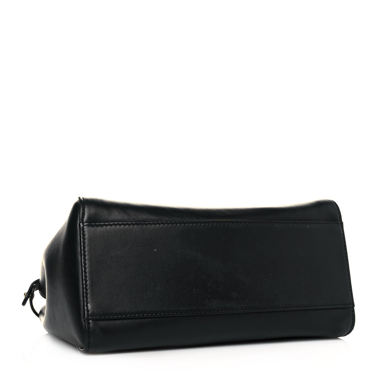 Fendi Nappa Stacked Bar Mini Peekaboo Iconic Satchel Black 4 of 12