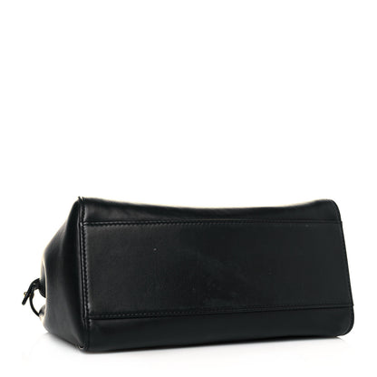 Fendi Nappa Stacked Bar Mini Peekaboo Iconic Satchel Black 4 of 12