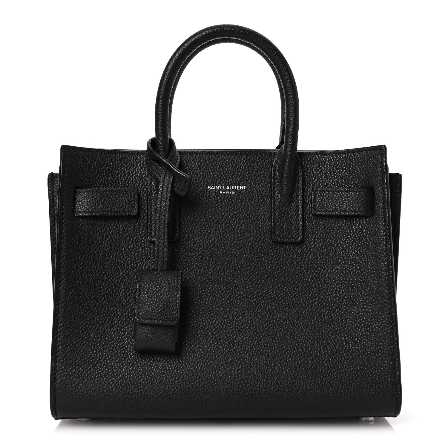 Saint Laurent Grained Calfskin Nano Sac De Jour Black 1 of 11