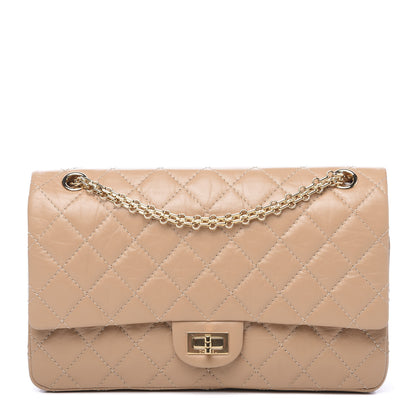 Chanel Aged Calfskin Quilted 2.55 Reissue 226 Flap Beige 1 of 10