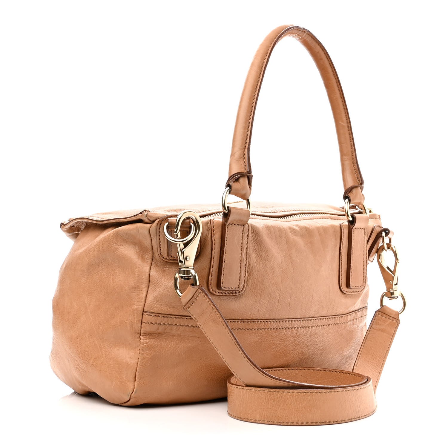 Givenchy Tumbled Sheepskin Medium Pandora Caramel 2 of 15