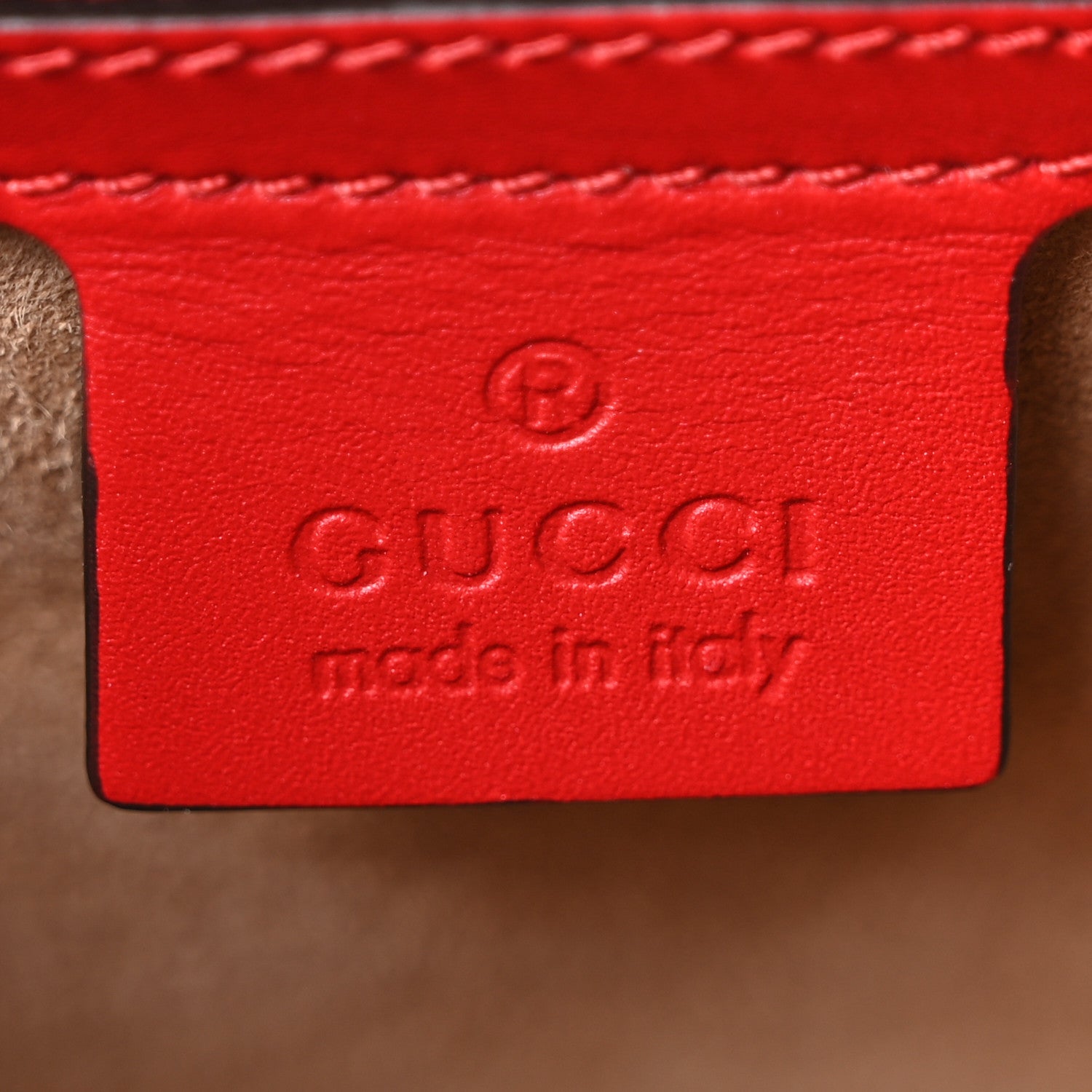 Gucci Calfskin Small Sylvie Shoulder Bag Hibiscus Red 6 of 10