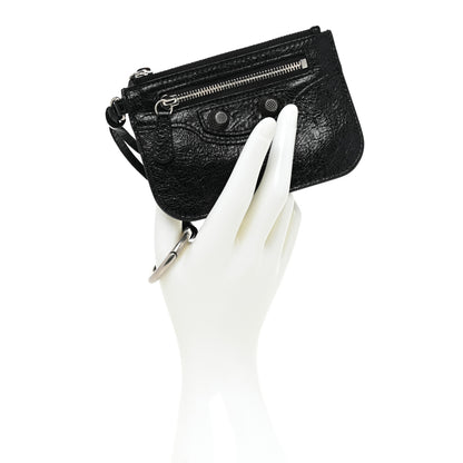 Balenciaga Agneau Le Cagole Clip On Card Mirror Black 2 of 9