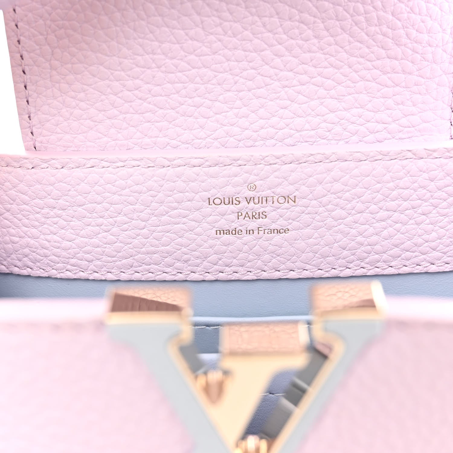 Louis Vuitton Taurillon Capucines Mini Rainbow Wisteria 6 of 9