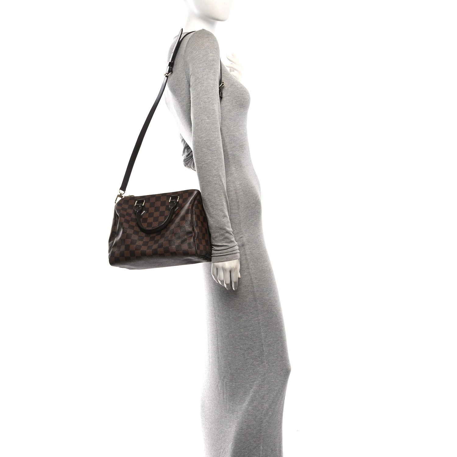 Louis Vuitton Damier Ebene Speedy Bandouliere 25 2 of 10