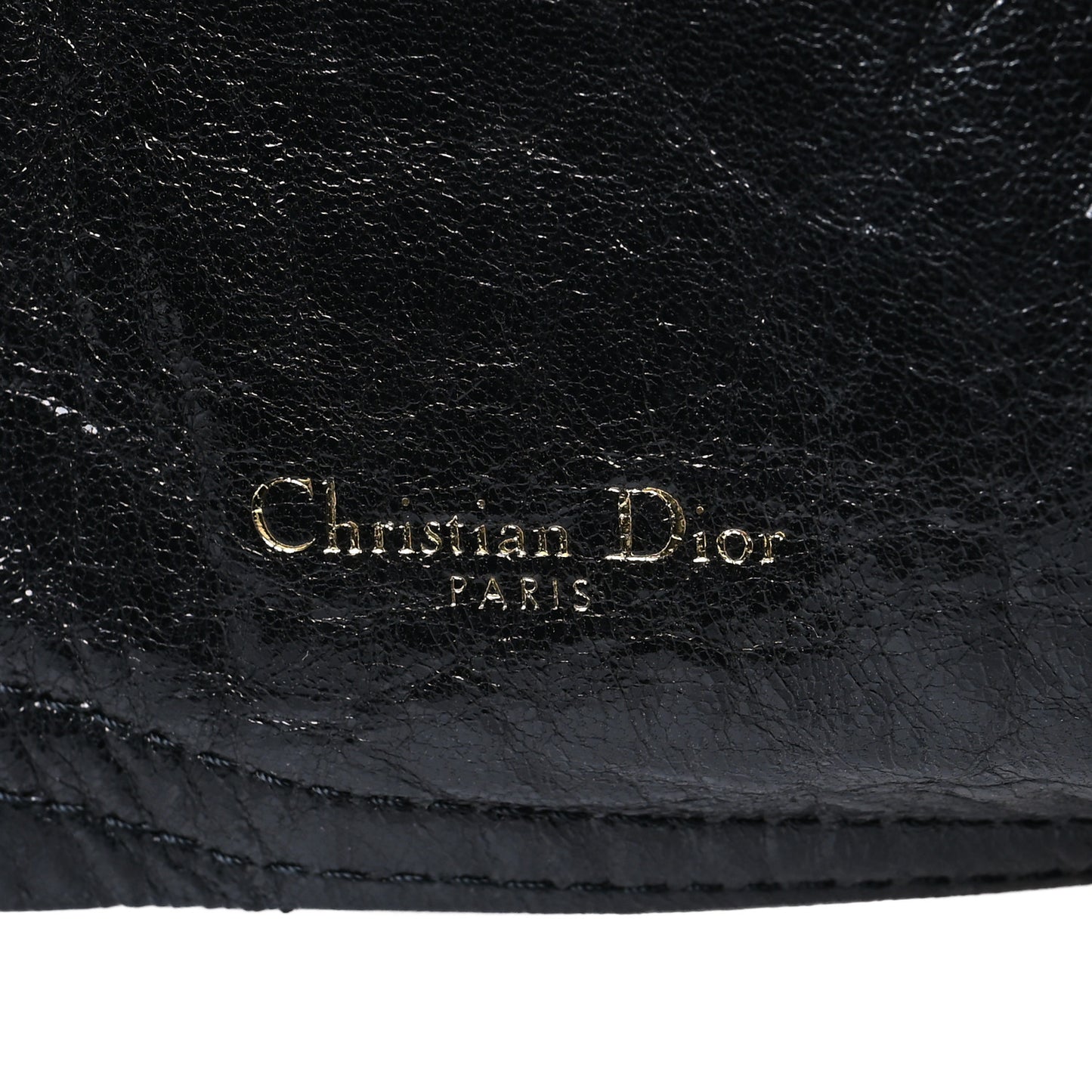 Crinkled Lambskin 135mm Saddle Belt Black