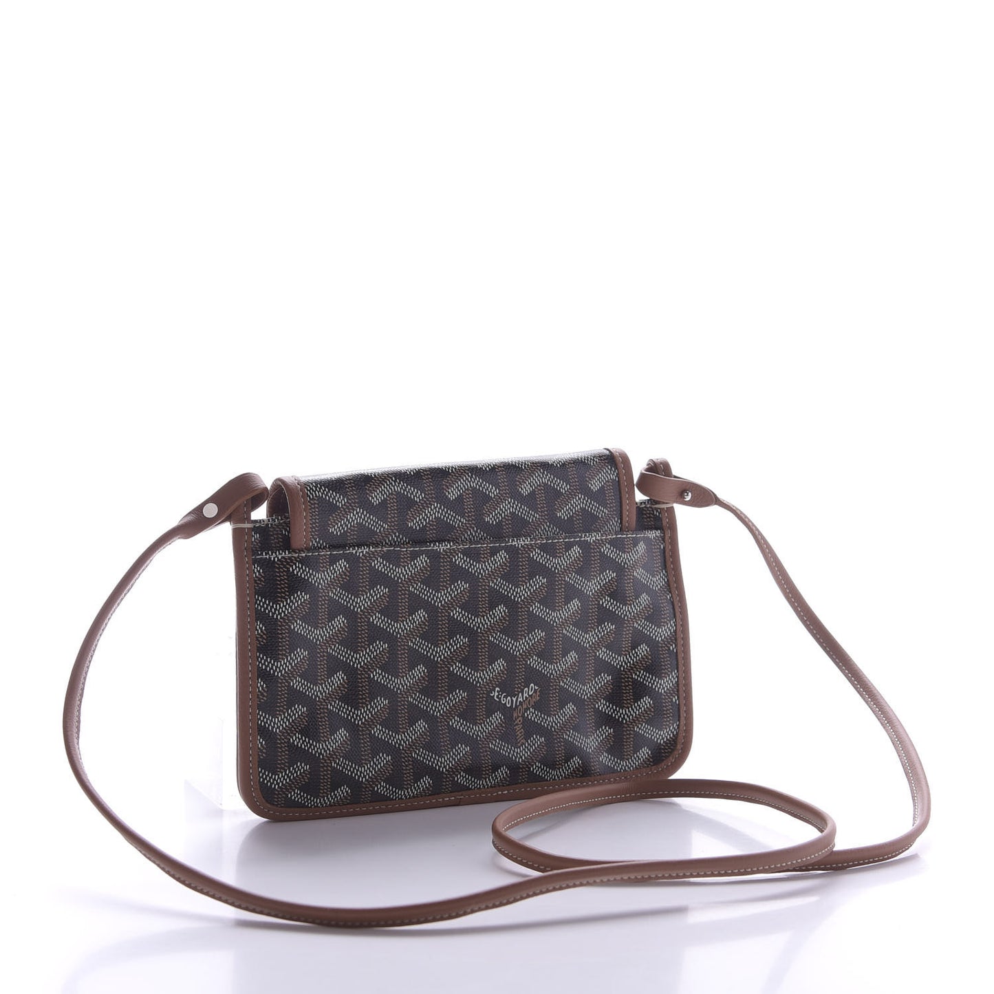 Goyardine Plumet Wallet Clutch Black Gold