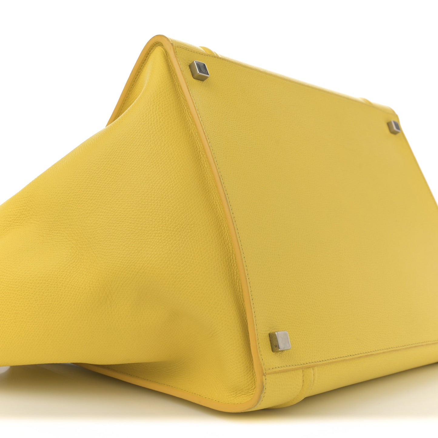 Grained Calfskin Medium Phantom Luggage Yellow
