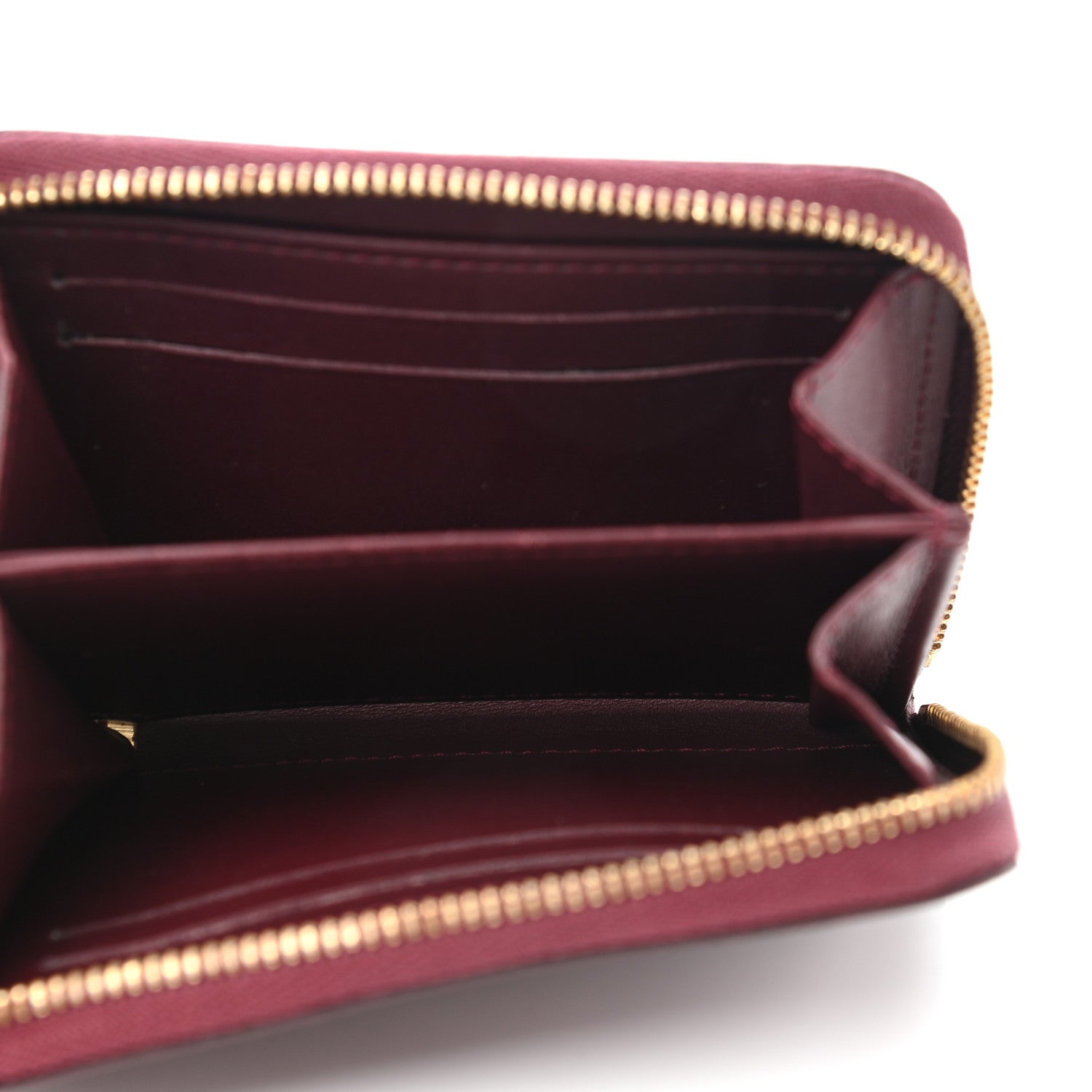 Louis Vuitton Vernis Zippy Coin Purse Wallet Rouge Fauviste 5 of 11