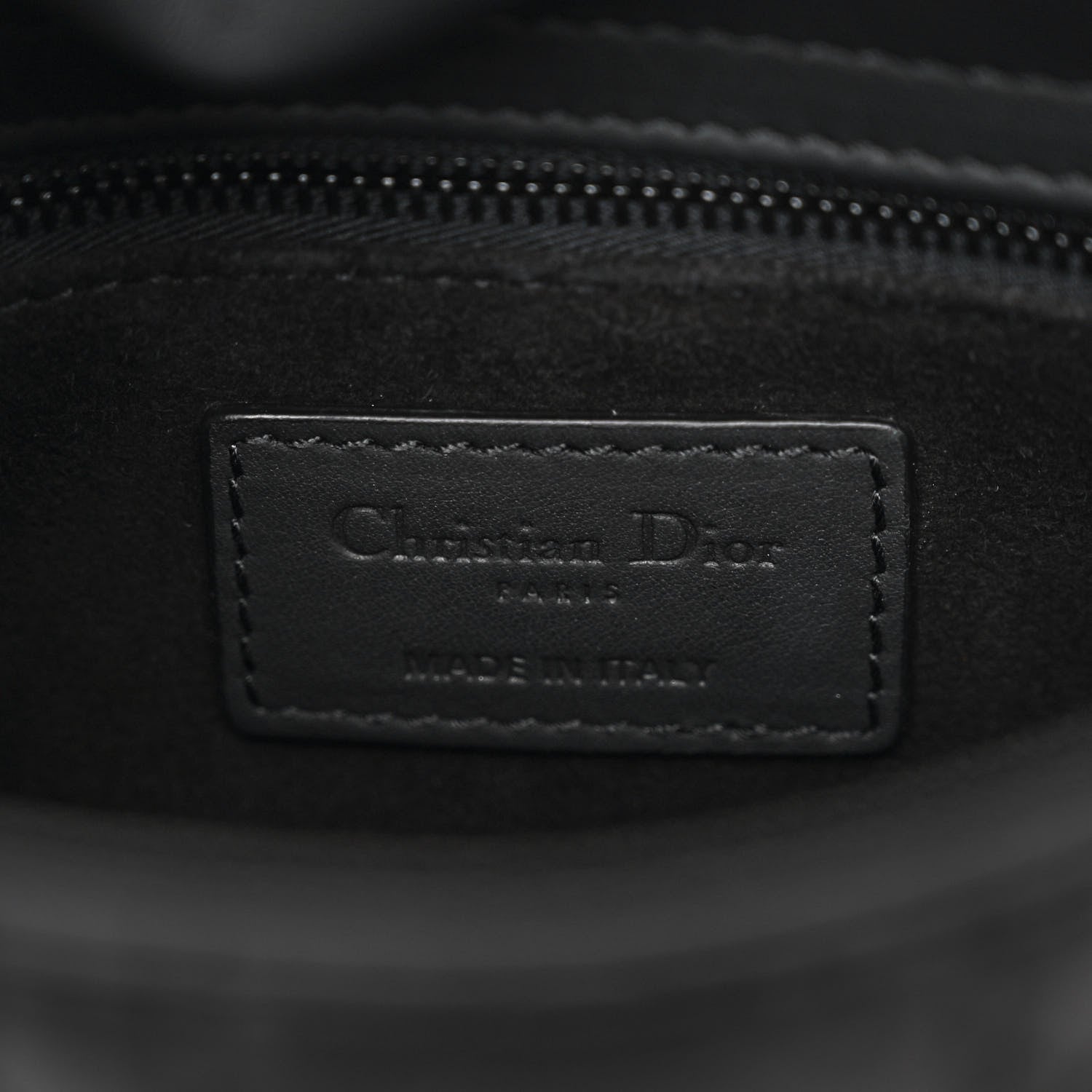 Christian Dior Ultra Matte Calfskin Cannage Mini Lady Dior Black 6 of 10