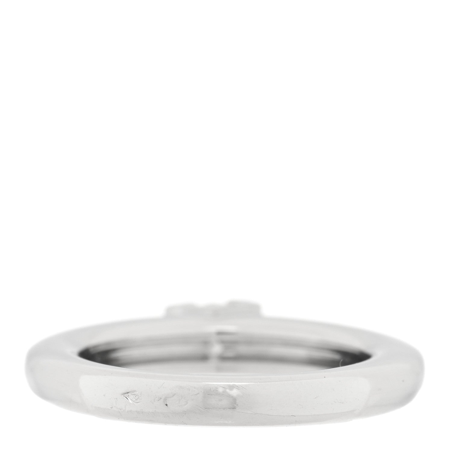 Cartier 18K White Gold Diamond .33ct Louis Cartier Engagement Ring 51 5.75 3 of 4