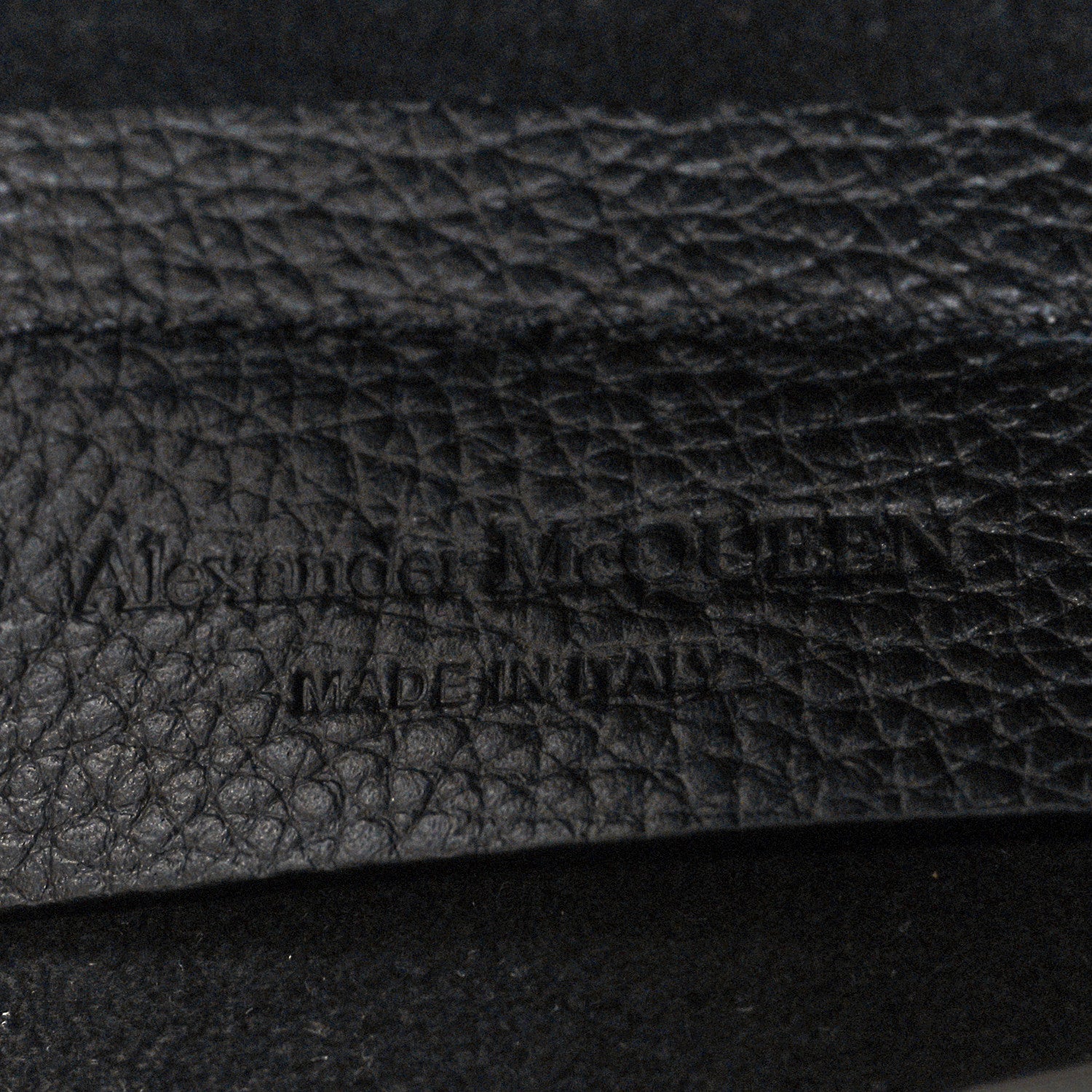 Alexander McQueen Grained Calfskin Skull Open Shopper Tote Black 10 of 13