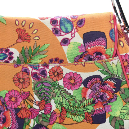 Christian Dior Canvas Floral Saddle Bag Multicolor 13 of 13
